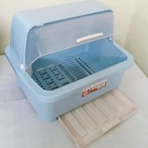 Smart Covered Dish Rack - Sky Blue